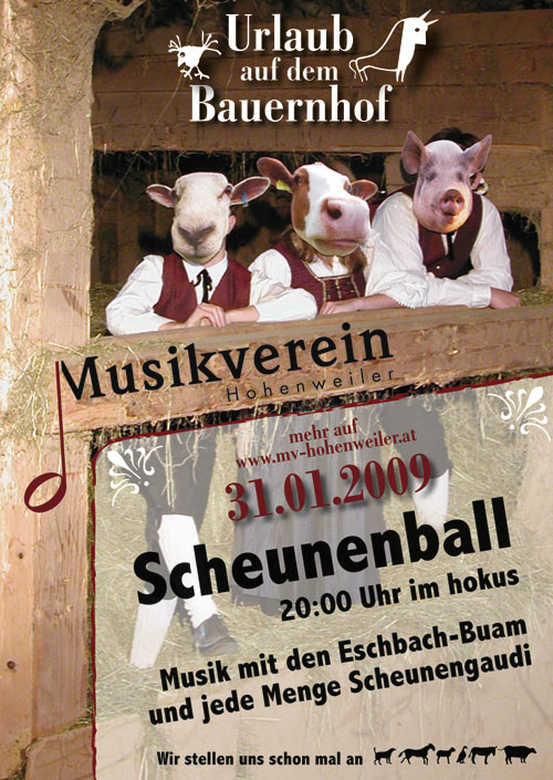Musikball 2009 - Scheunengaudi pur